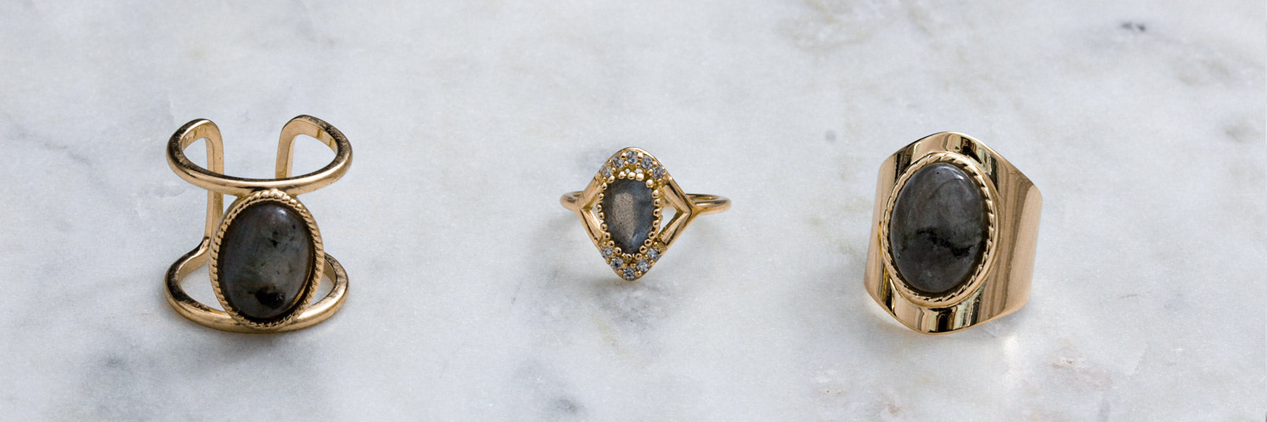 Bagues Labradorite