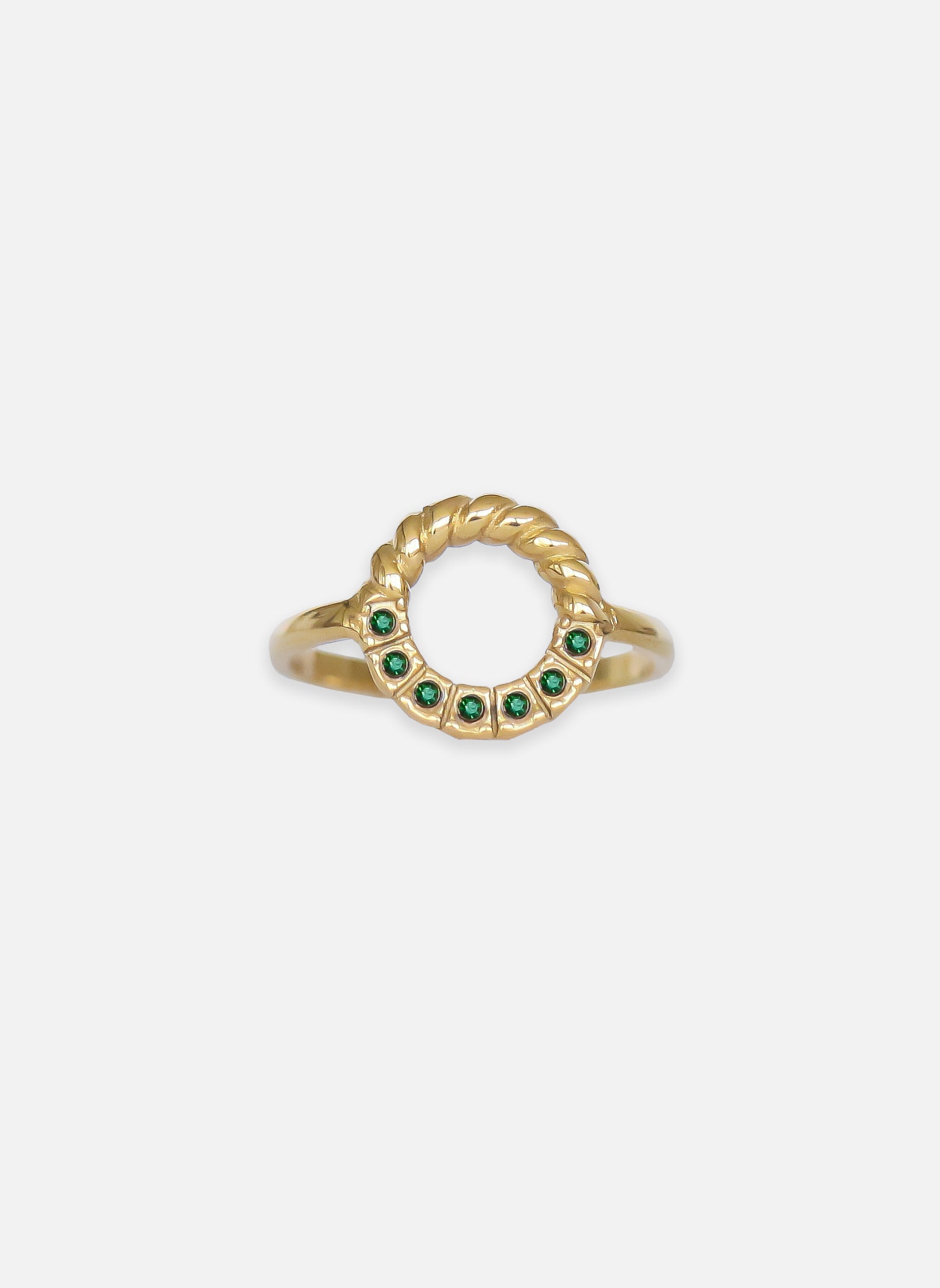 Bague fine Halo