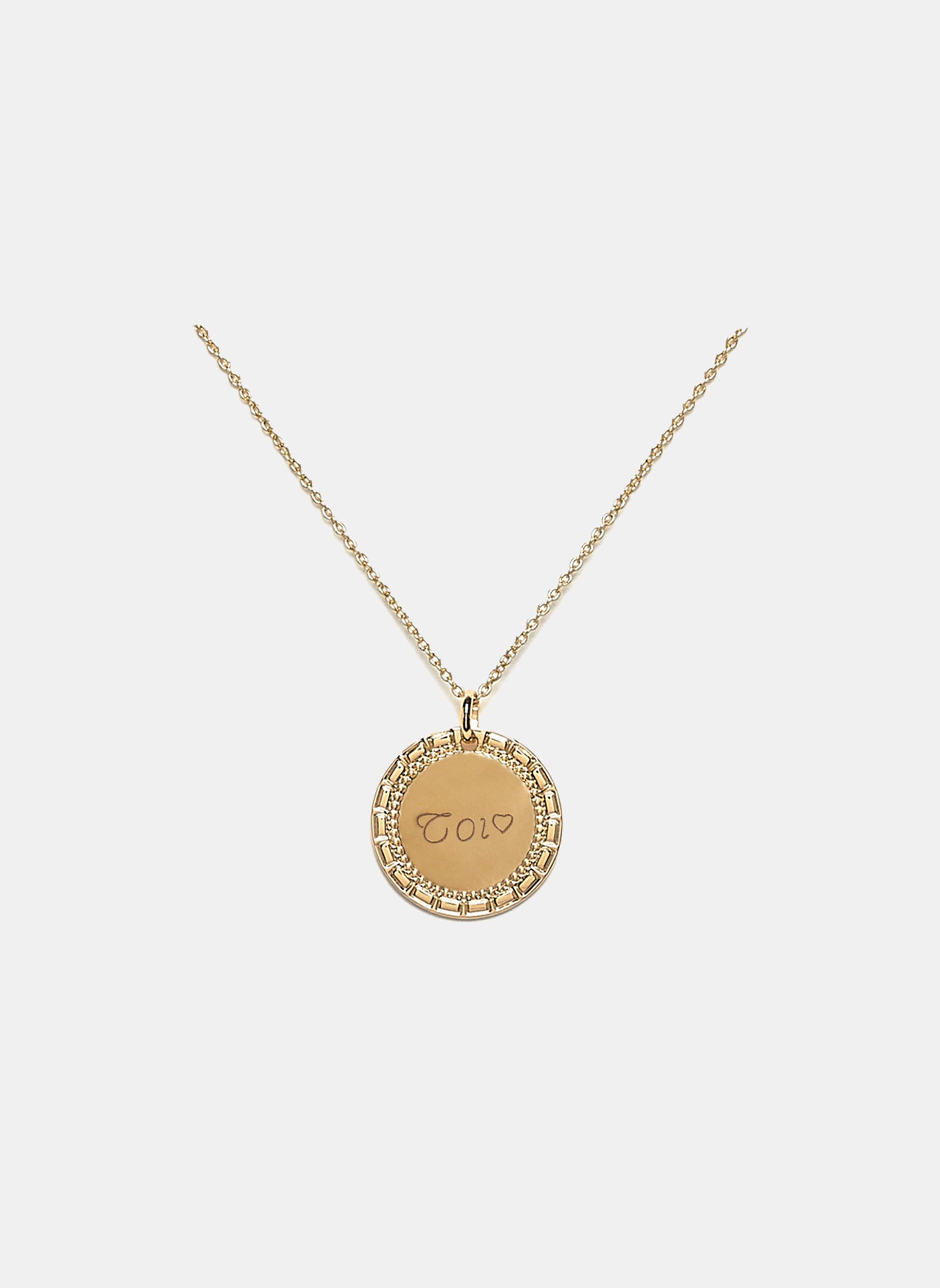 Medal necklace Toi