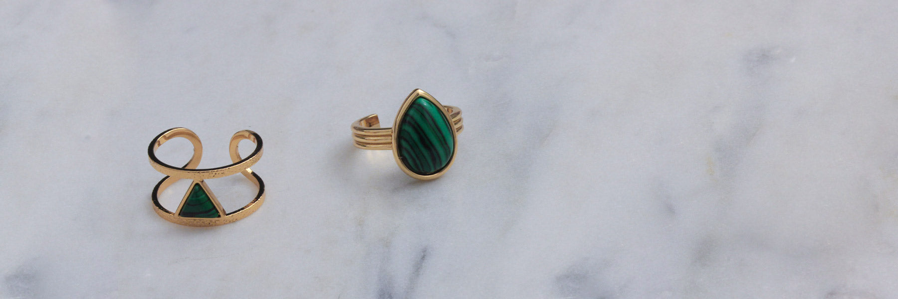 Bagues Malachite