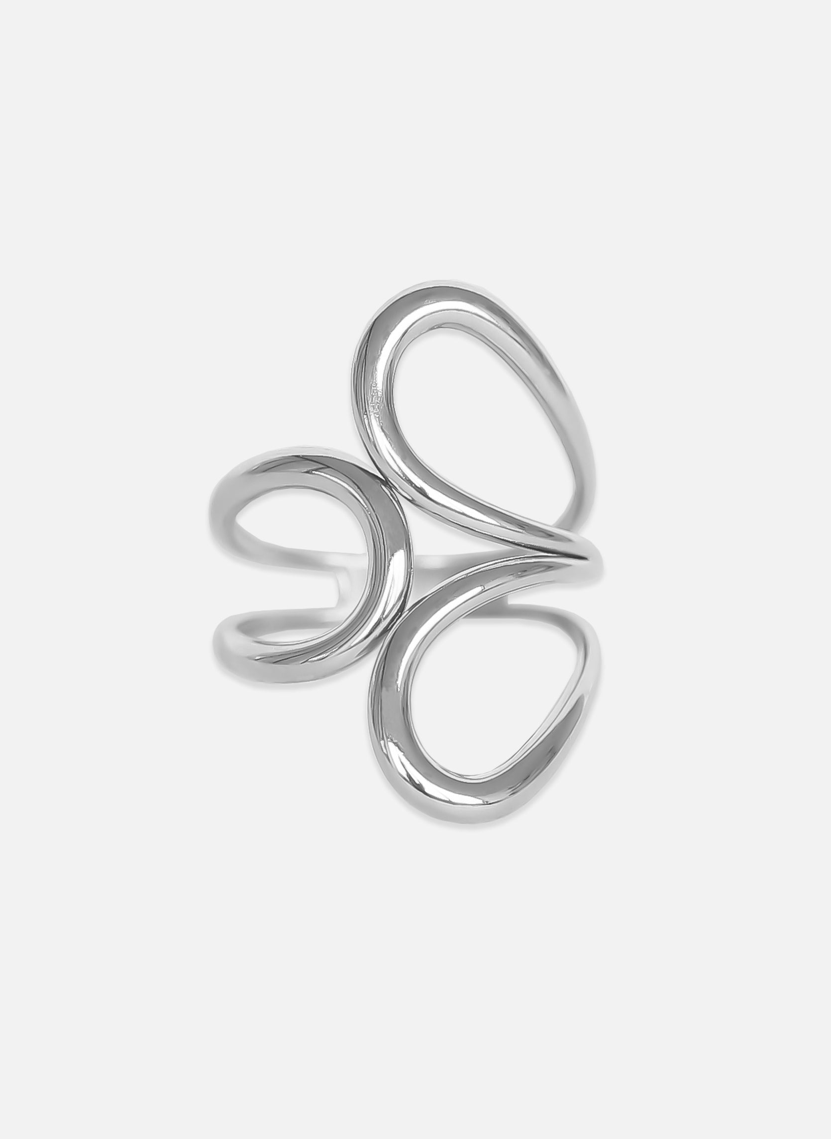 Bague large Rose