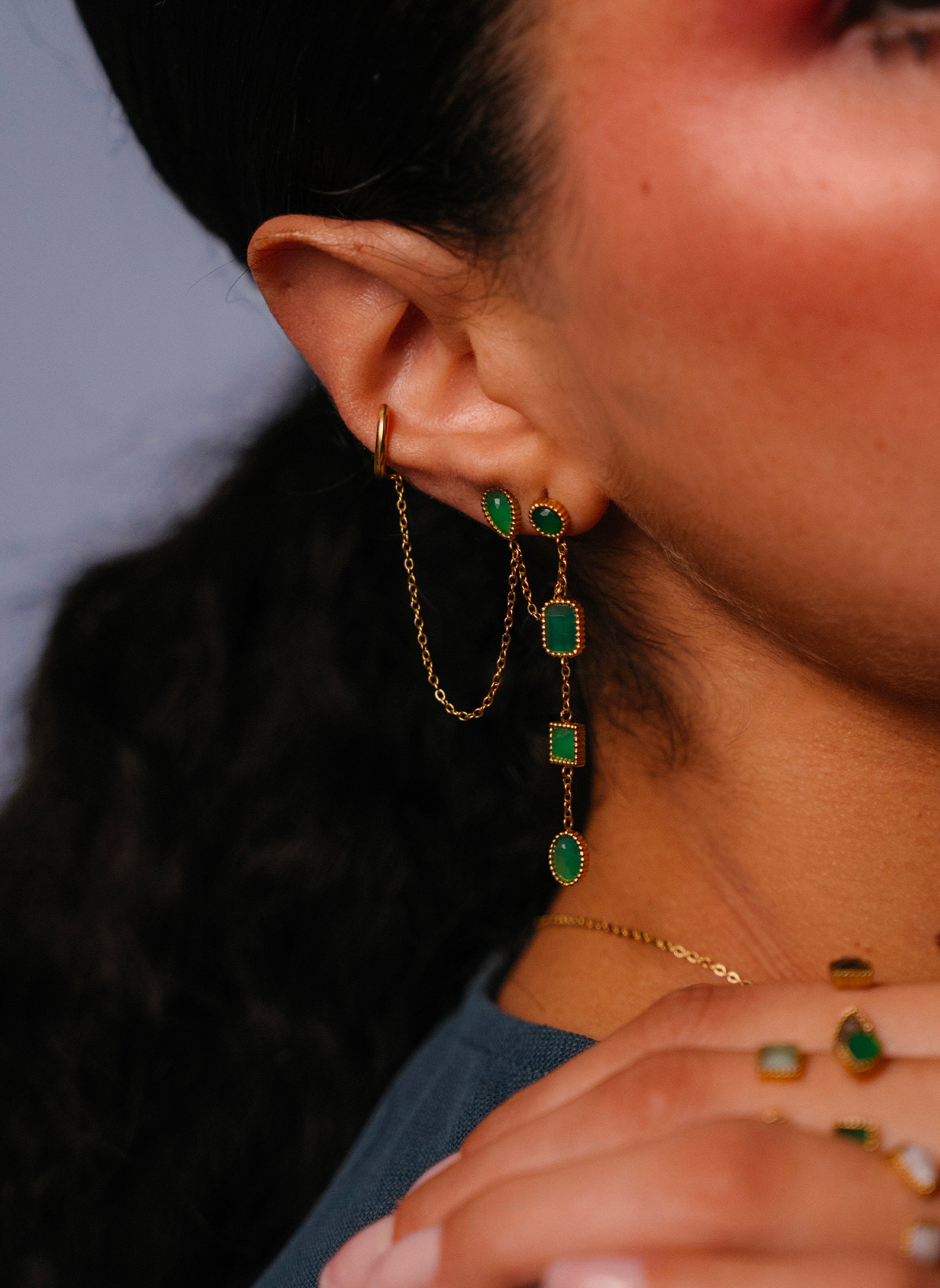Drop earring Zephyra